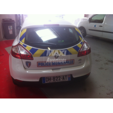 Renault megane balisage police municipale