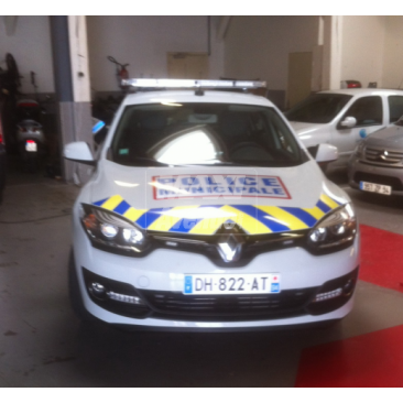 Renault megane balisage police municipale