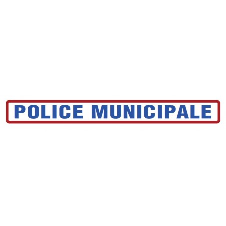 Bandeau Texte Arrière Police Municipale