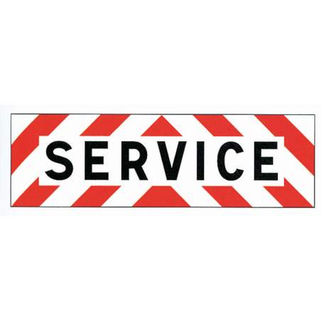 "Service" Autocollants - 50x15 - Classe B