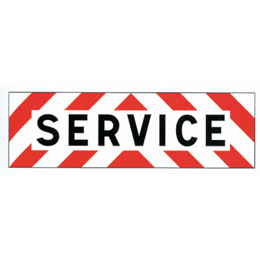 "Service" Caoutchouc magnétique 1.5mm - 50x15 - Classe B