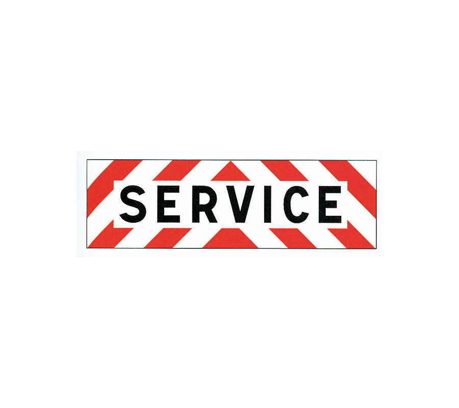 "Service" Caoutchouc magnétique 1.5mm - 50x15 - Classe B