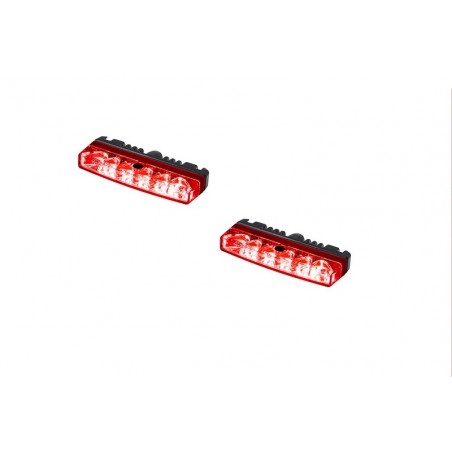 Feu LED L54 Rouge - 10/30V - kit double