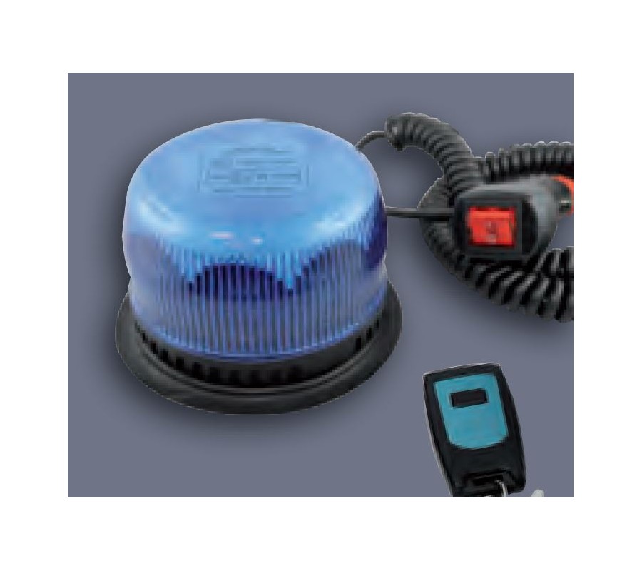 Gyroled bleu rotatif - classe 1 - fixation Magnétique PAC télécommandé Gyroled bleu rotatif - classe 1 - fixation Magnétique PAC télécommandé