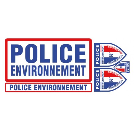 KIT de Sérigraphie Police de l'environnement