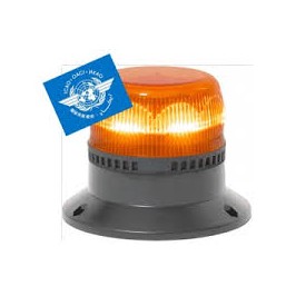 Gyroled OACI orange rotatig spécial aéroport - classe 1 - fixation plate - 10/30V - version XL
