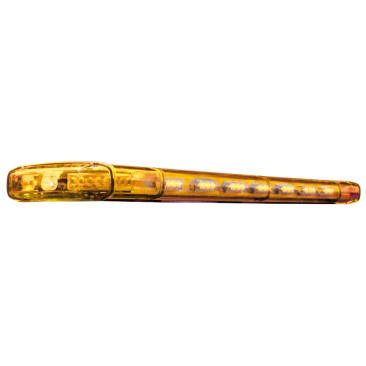 Rampe VEGA - classe 1 - 1,28m - 4 feux orange extérieur - 7 feux orange avant + 7 feux orange arrière avec défilement avec pdt