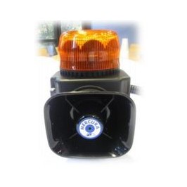 Combiné de signalisation portatif orange - CSP Voirie - rotatif - classe 1 - 12V