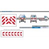 PORTER BEN 2 portes arrières - Classe B - Avant, arrière et latéraux mini - Rouge et blanc