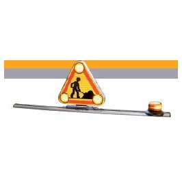 triangle à relevage électrique 700 - 1 gyroled rotatif - AK5 Classe 1- 1,10m