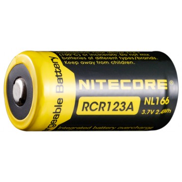 Accus Li-ion RCR123A - Nitecore