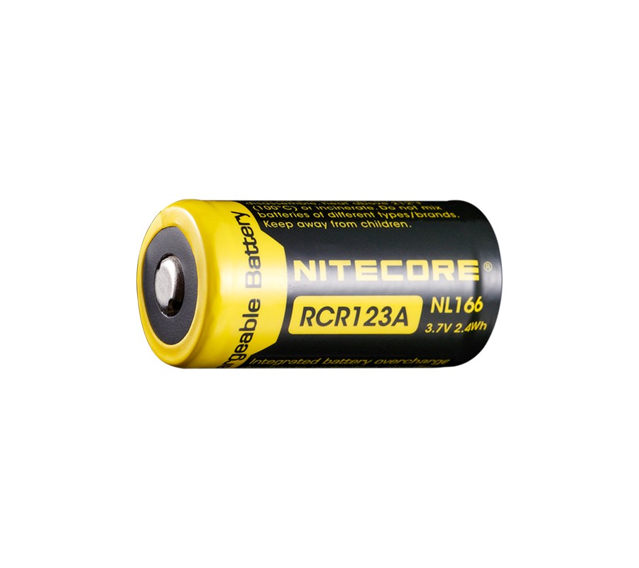 Accus Li-ion RCR123A - Nitecore