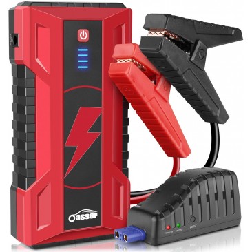 Booster Batterie Démarreur de Voiture Portable Démarreur Mobile 15 000mAh