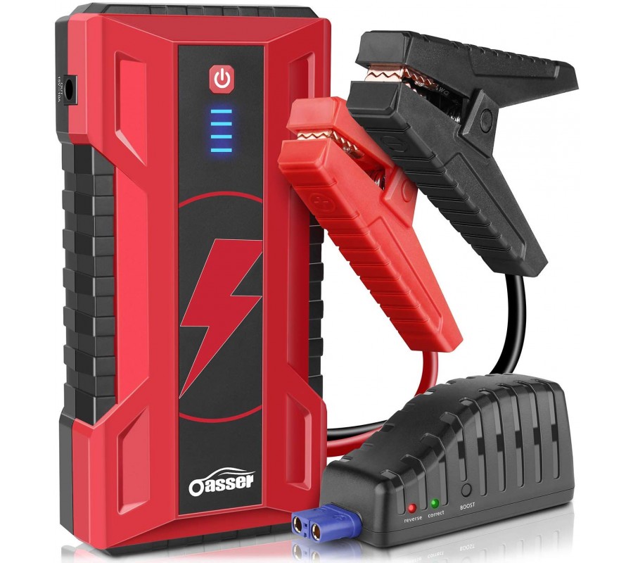 Booster Batterie Démarreur de Voiture Portable Démarreur Mobile 15 000mAh
