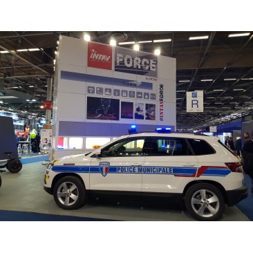 Présentation Skoda Karoq Salon Milipol 2019 Stand Intav