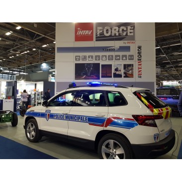 Présentation Skoda Karoq Salon Milipol 2019 Stand Intav