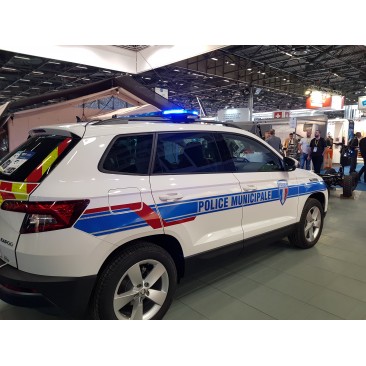 Présentation Skoda Karoq Salon Milipol 2019 Stand Intav