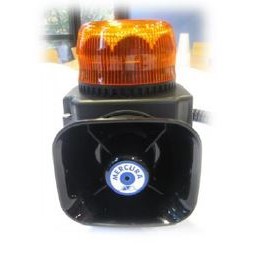 Combiné de signalisation orange- Voirie - à éclats - classe 1 - 12V - boitier de commande à part