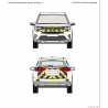Toyota RAV-4 - Jaune & Bleu - Avant + Arrière