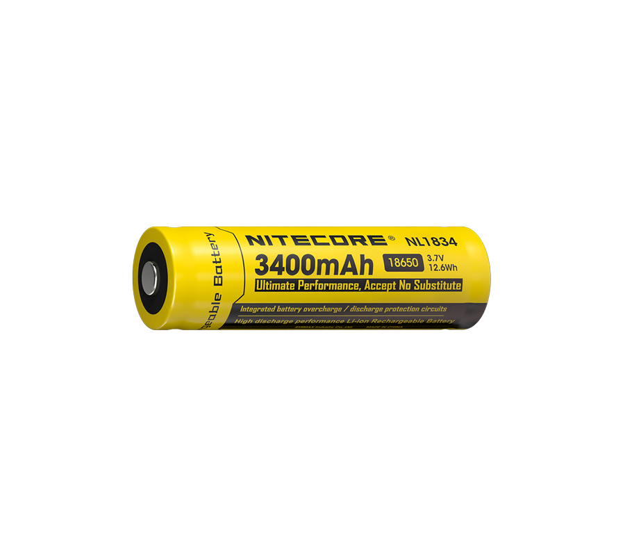 Accus Li-ion 18650 - 3400mAh - Nitecore