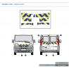 Renault Trafic 2 portes L1H1 de 2001 - Jaune & Bleu - Avant + Arrière