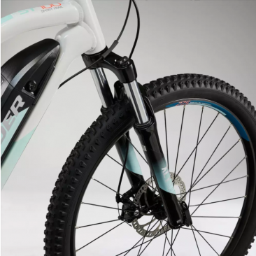 VÉLO VTT ÉLECTRIQUE 27,5 - blanc - moteur 42 Nm à 250W - 380 Wh
