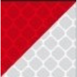 Feuille de balisage 3M Rouge & Blanc 1.22m X 1.20m